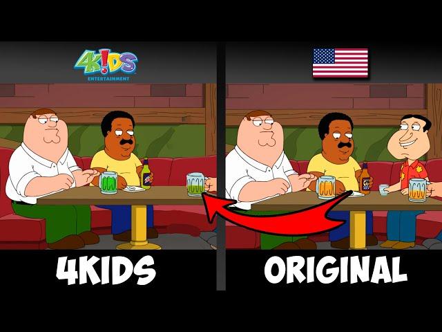 4kids Censorship in Family Guy