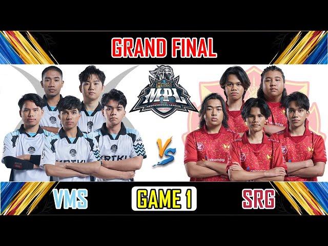 TEAM VAMOS VS SELANGOR RED GIANTS - GAME 1 | GRAND FINAL - MPL MY S14 | VMS VS SRG [BM]