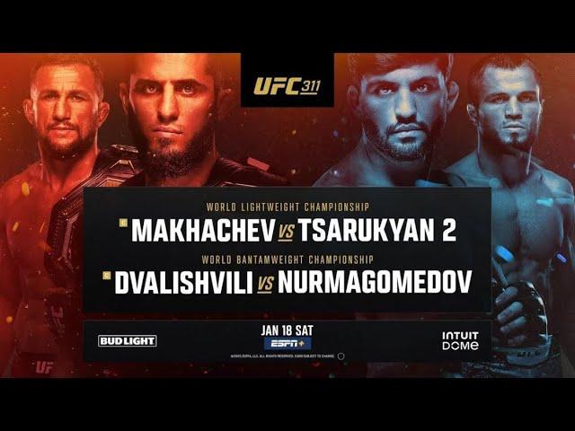 UFC 311: Makhachev vs Tsarukyan 2 Predictions