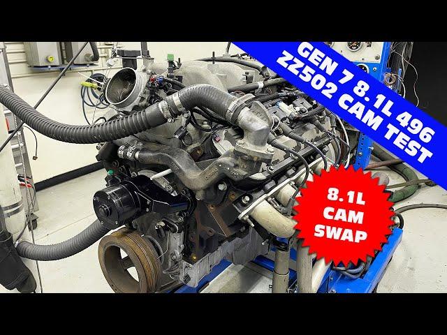 JUNKYARD 8.1L CAM TEST. STOCK VS ZZ502-REAL DYNO DATA. HOW MUCH HP IS A ZZ502 CAM WORTH IN A GEN 7?