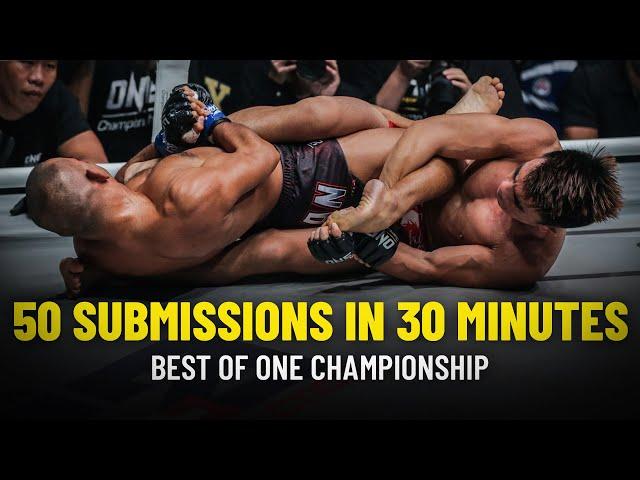 ONE Championship: 50 Submissions In 30 Minutes