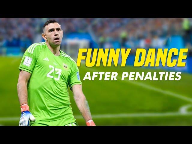 Emiliano Martinez dance after penalties - Argentina goalkeeper funny