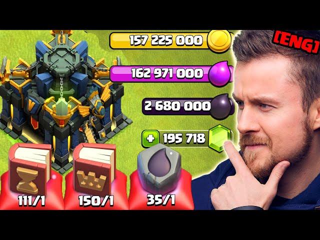 I MAXED Town Hall 17 with 195.000 Gems in Clash of Clans