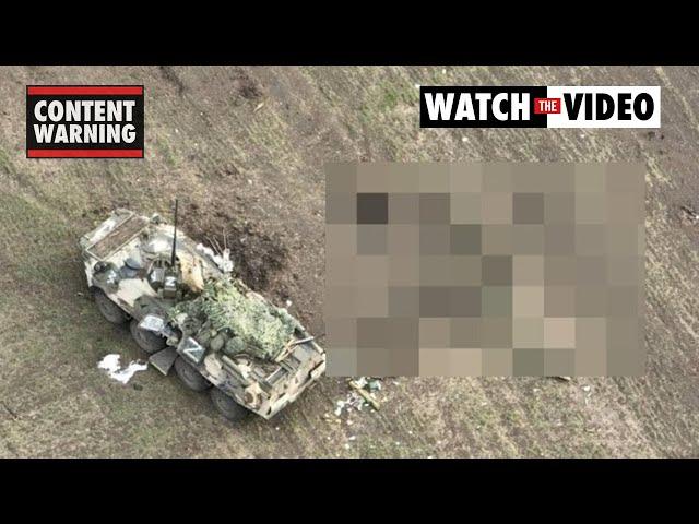 Bodies of dead Russian soldiers piled high, war loot seen in Ukraine