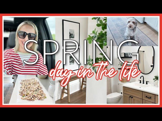 DECORATING, BAKING, AND PREPPING FOR BREAK!  | SPRING DAY IN THE LIFE 2025