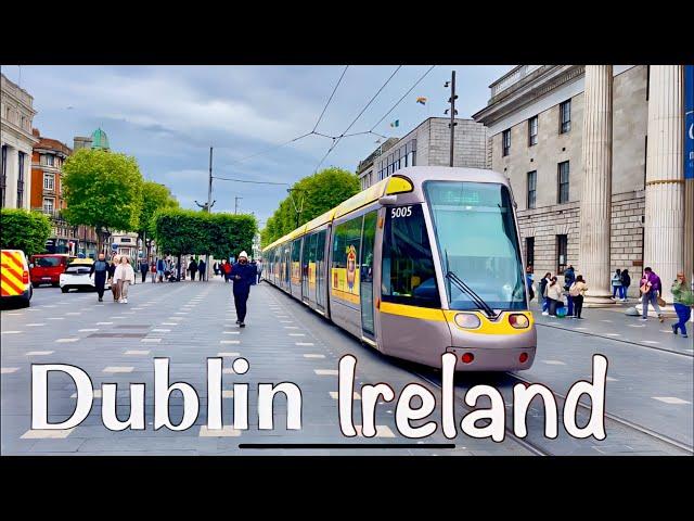 4k Dublin City walk July 2024 | Dublin Ireland | UHD 60fps