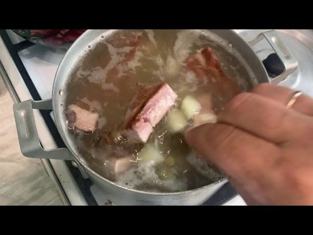 Гороховый суп просто быстро