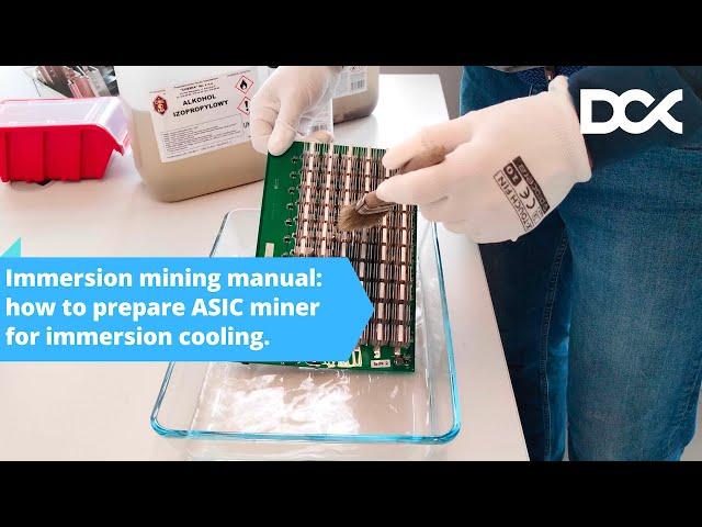 Immersion Mining manual: How to prepare ASIC miner for the immersion cooling?