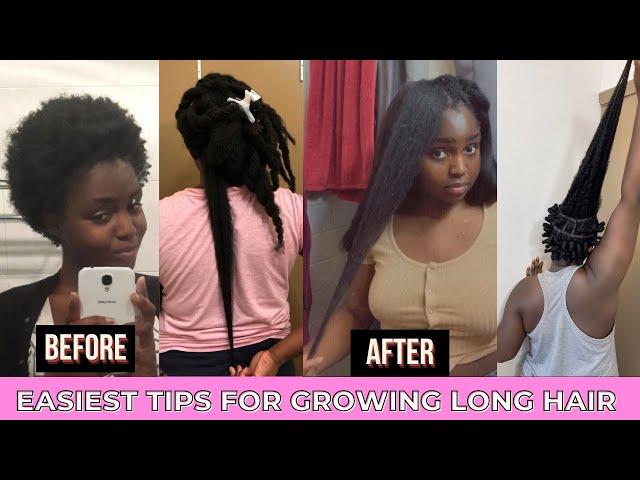 The simplest tips for growing long natural hair for beginners/my go to products