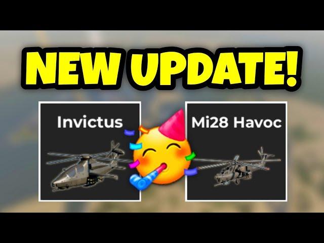 The NEW Invictus & Mi-28 UPDATE Is FINALLY OUT! | War Tycoon