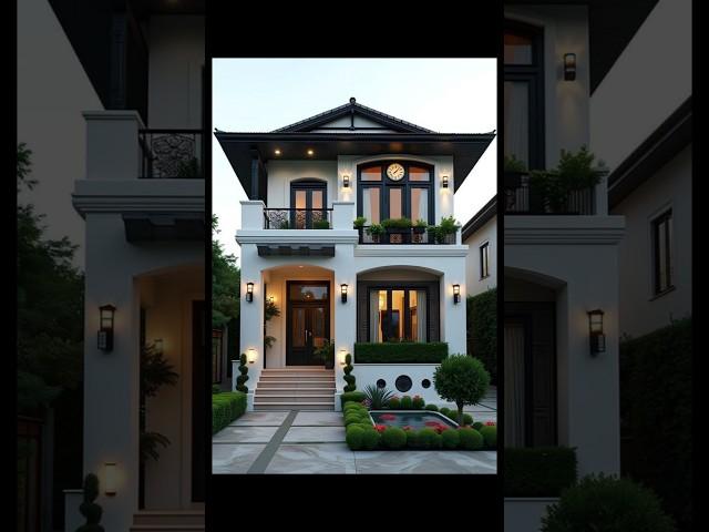 TWO STOREY HOUSE DESIGN IDEAS  #smallhouse #tinyhouse #housedesign #exterior #twostorey #2025