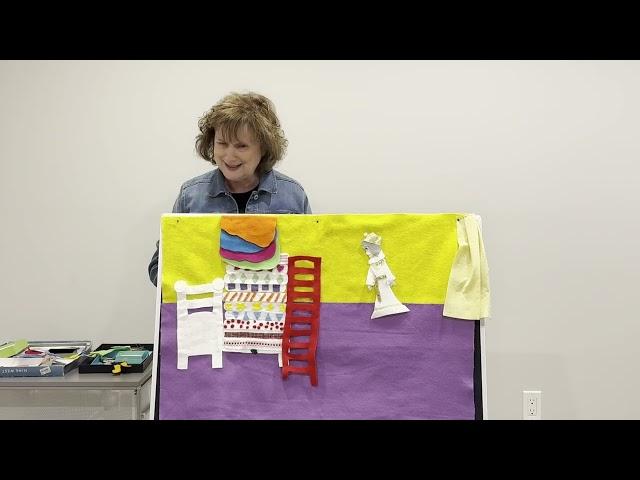 Felt Board Lady Storytelling: Princess and the Pea #youtubekids #storyforchildrens #fairytales