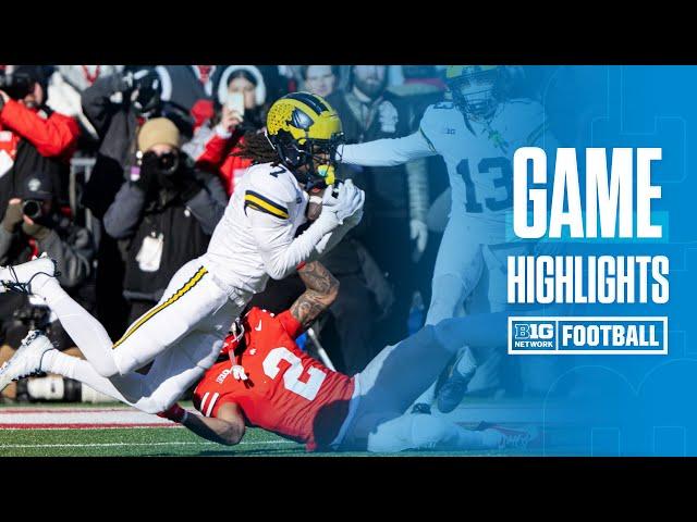 Michigan at Ohio State | Highlights | Big Ten Football | 11/30/2024