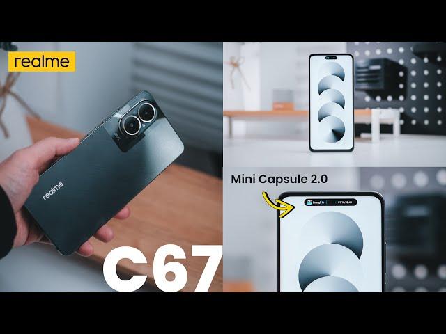 realme C67: Better Design, Improved "Dynamic Island" | NFC, IP54, 108MP!