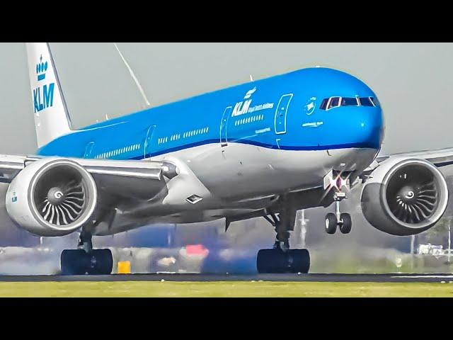 30 SMOOTH BIG PLANE LANDINGS | Amsterdam Airport Schiphol Plane Spotting [AMS/EHAM]