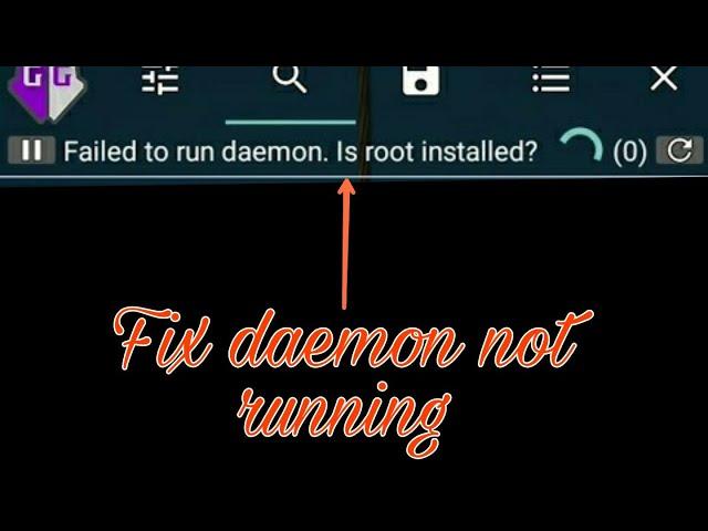 Fix-game guardian daemon is not running/Game guardian without root setup