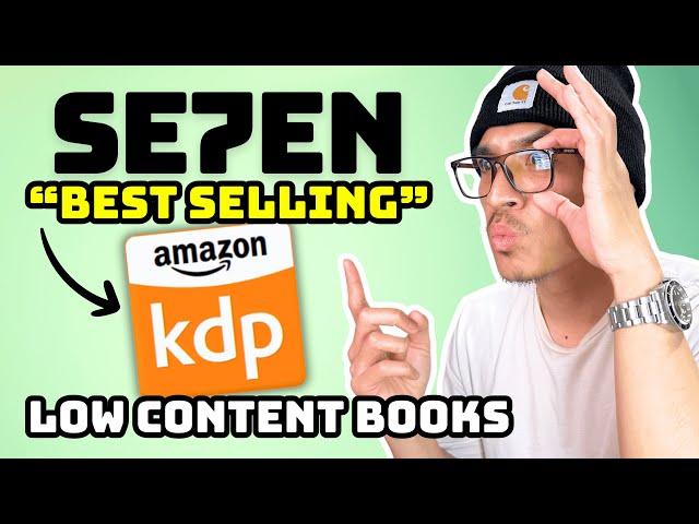 Here are 7 BEST SELLING Low Content Books on Amazon KDP (and how much they make)