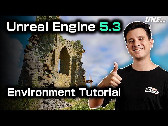 Unreal Engine 5.3 Beginner Tutorial - Create Castle Ruins