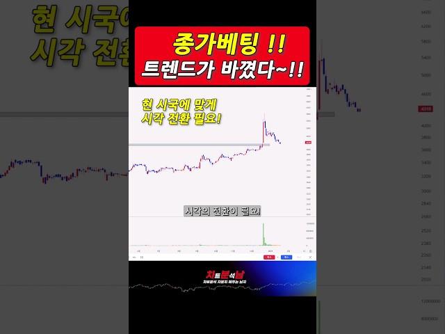 [ 종가베팅 ] 2~3년전 최고의 타점? 최근 들어 최악의 타점!! 그럼 매매시각 갈아엎자!!