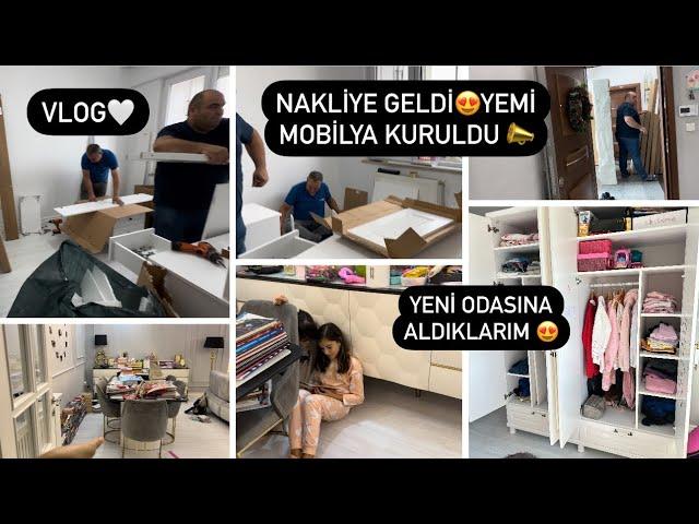 EŞYALARI NAKLİYEDE  İDİL’İN YENİ ODASI GELDİ KURULDU  ODASINA ALDIKLARIM️VLOG