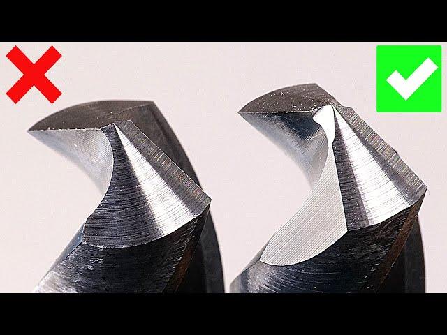 6 Practical Drill bit Sharpening Hacks !!! [Subtitle]