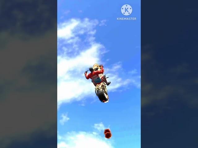 stunt with ghost rider bike in Indian bike driving 3d (DK GAMER  15 YT )
