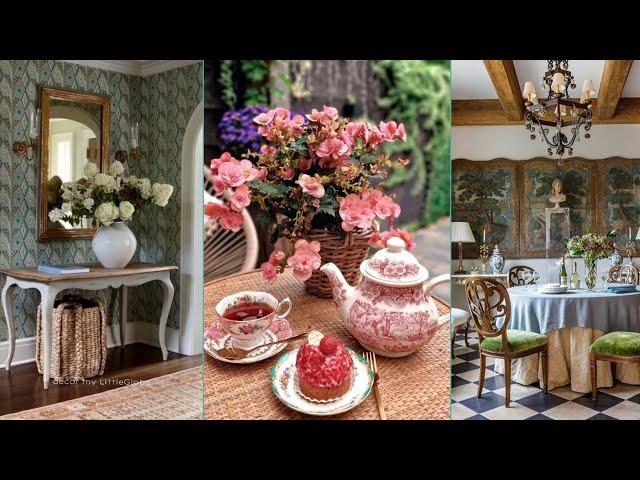 Vintage Meets Classic: English Country Cottage Interior Design Ideas. #englishcountryside #vintage