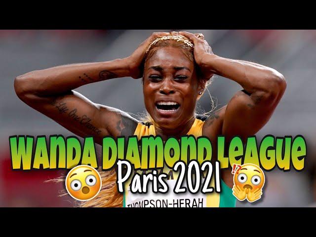 Womens 100M Paris Diamond League 2021! Elaine, Shericka and Natasha | Jamaica Takes Gold!