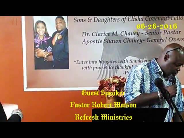 Pastor Robert Watson of Refresh Ministries Part one.