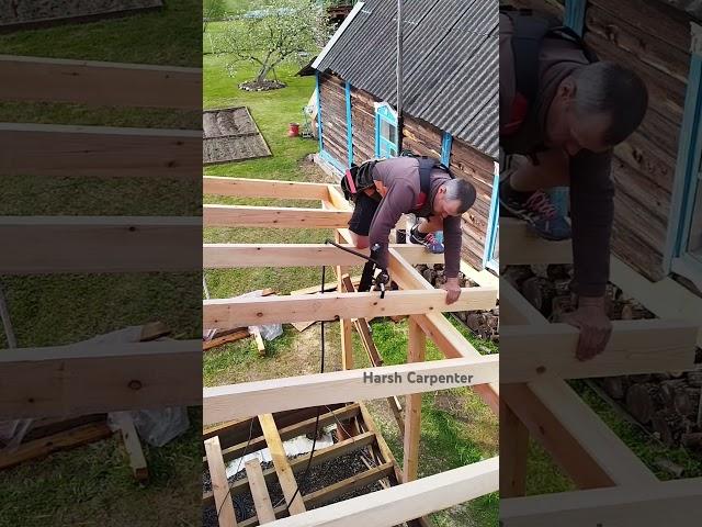 How to Install a Spacer Board Between Rafters #carpentry