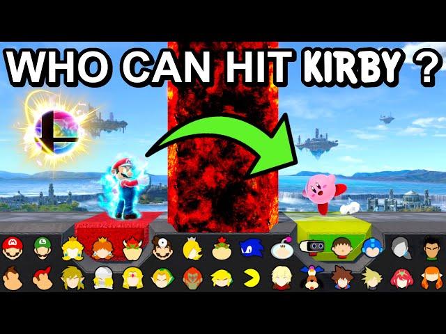 Which Final Smash Can Hit Kirby Through The Lava Wall ?- Super Smash Bros. Ultimate