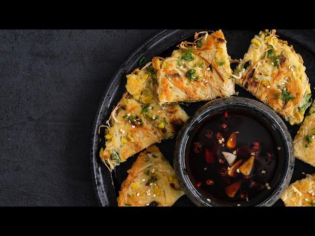 Mung Bean Pancakes | Korean Street Food as on Netflix