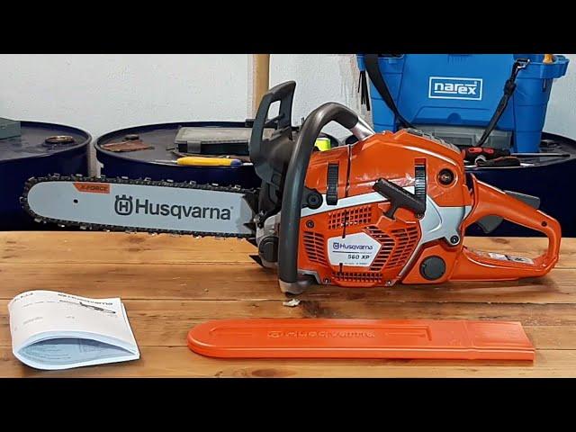 Chainsaw Husqvarna 560XP , AUTOTUNE , Model 2020 , Unboxing , Video Tour