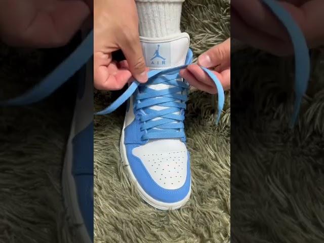 Jordan 1 Laces Tutorial ! If you are a SneakerHead watch this ️