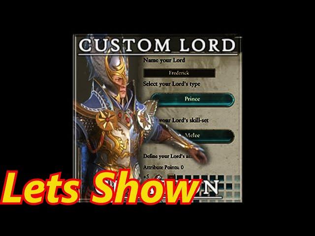 Lets Show wie man eigene Kommandanten & Helden erstellt (Custom Lord Creation)