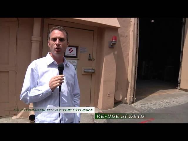 Glenn Gainor Gives Green Energy News a Tour of Sony Pictures Studio's Stage 23