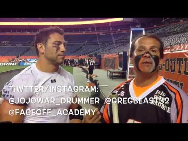 JoJo War Drummer reports with Greg BEAST Gurenlian F/O Lacrosse