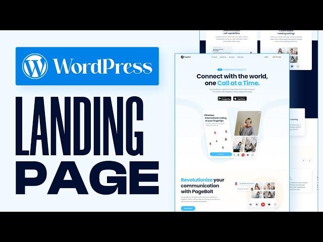 How to Create a LANDING PAGE in WordPress (2025) Quick & Easy