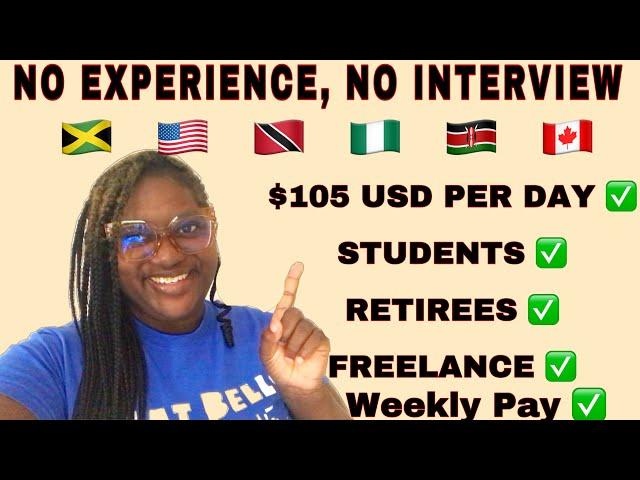 $105 PER DAY | NO INTERVIEW | NO EXPERIENCE | MAKE YOU OWN SCHEDULE WORK FROM HOME JOBS