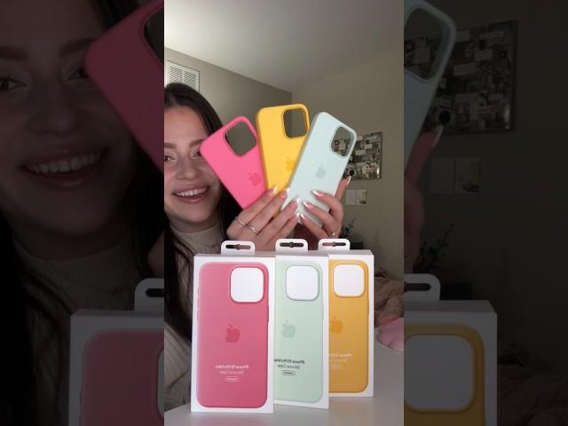 unboxing my NEW IPHONE CASE (sunshine️) #youtubeshorts #shorts #apple