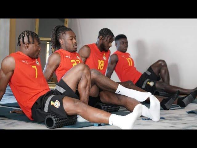 Sudan vs Ghana: Black Stars players train at the gym| Jordan Ayew donates to orphanage