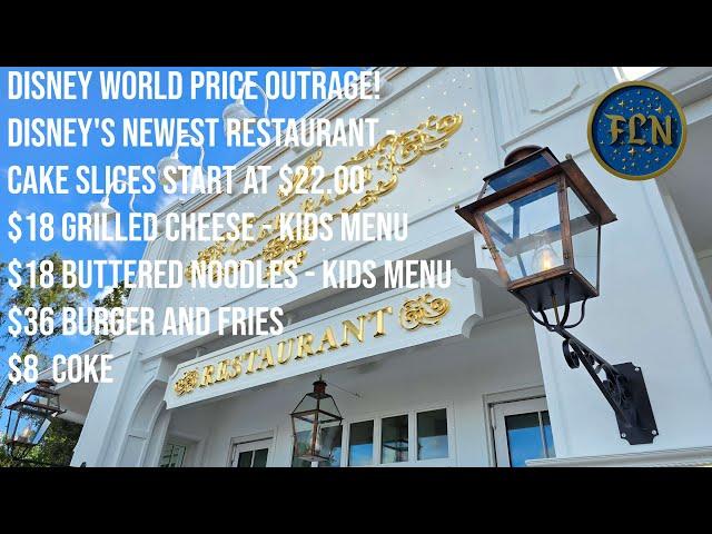 Disney Worlds $22 - $26 Cake Slices | The Cake Bake Shop Disney's Boardwalk Menu Prices | Walls Down