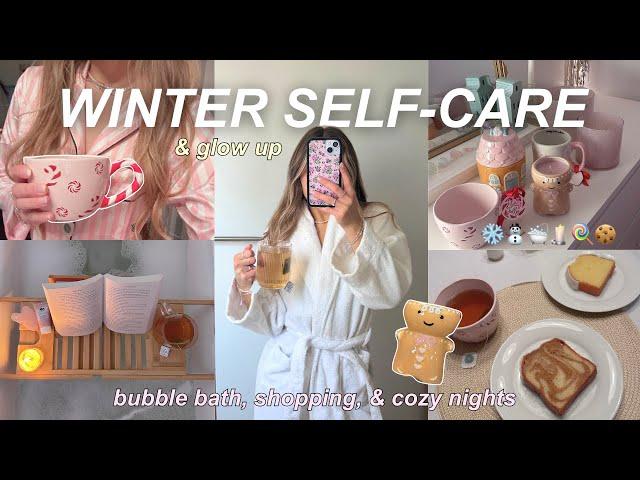 SELF CARE ROUTINE (at home)  how to glow up & beat the winter blues