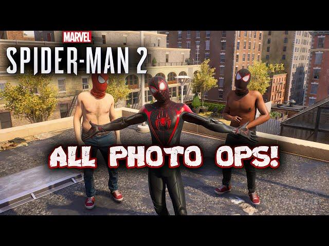 MARVEL SPIDERMAN 2 | ALL PHOTO OPS