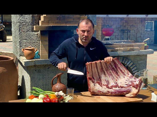 ROASTED MEAT IN AN OVEN