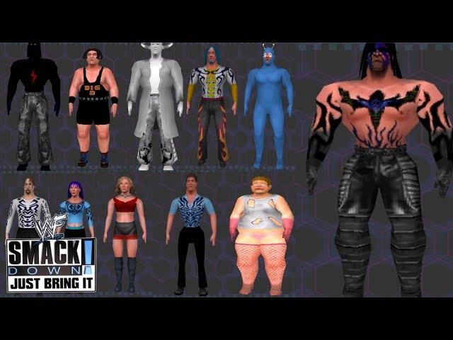 11 Scary and Amazing CAWs For WWF SmackDown! Just Bring It