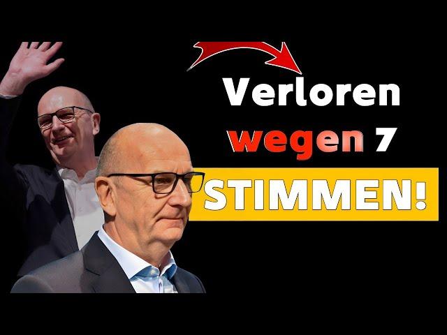 Eil: Woidke verliert das Mandat mit nur 7 Stimmen an die AfD!