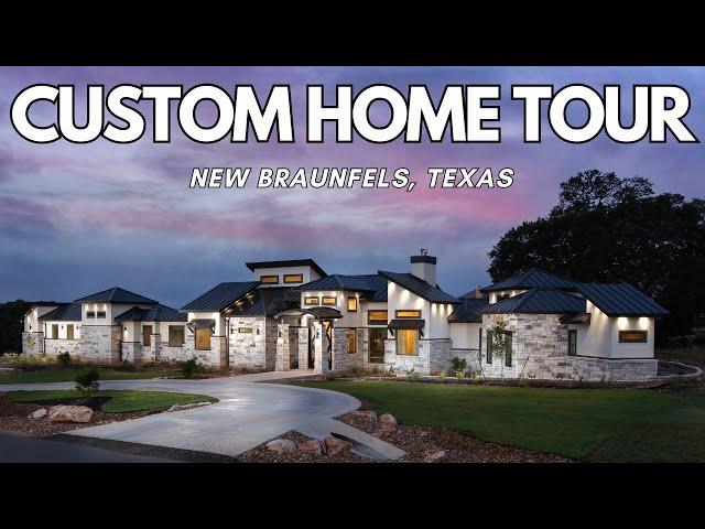 Home Tour - MUST SEE Stunning Custom Home in New Braunfels, Texas!