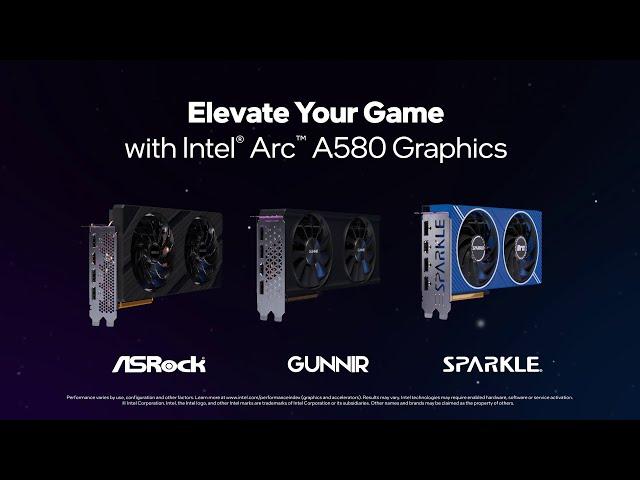 Elevate Your Game with Intel Arc A580 Graphics Cards