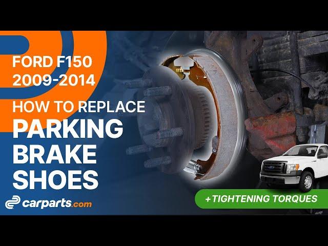 How to replace the Parking Brake Shoes 2009-2014 Ford F150 